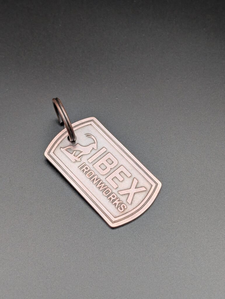 Dog Tag Keychain - Ibex Ironworks