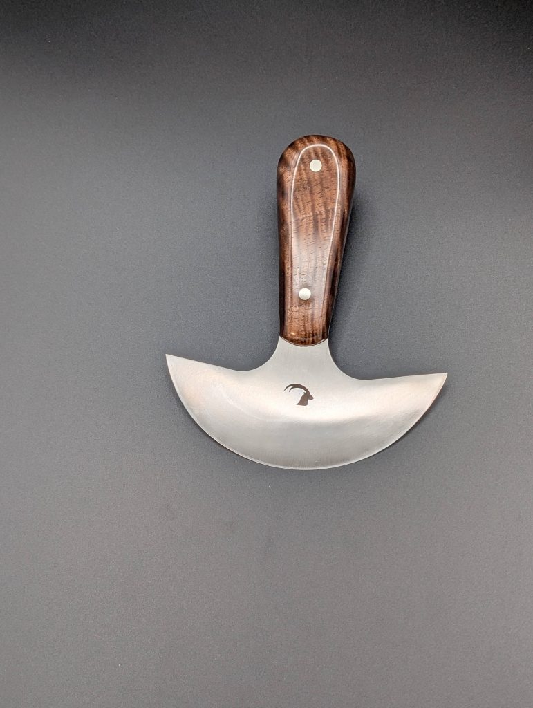 Head Knife - Curly Claro Walnut