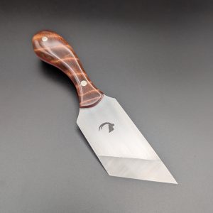 Lap Skiver - Curly Redwood w/Red Liner